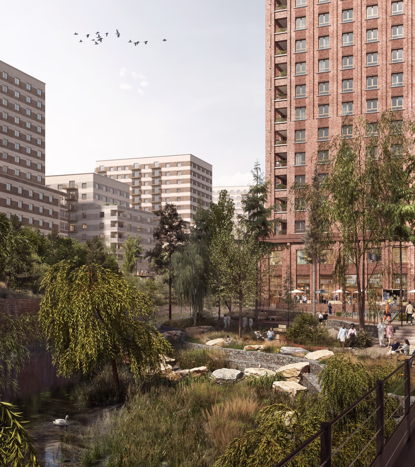 Green spaces - Red Bank Manchester