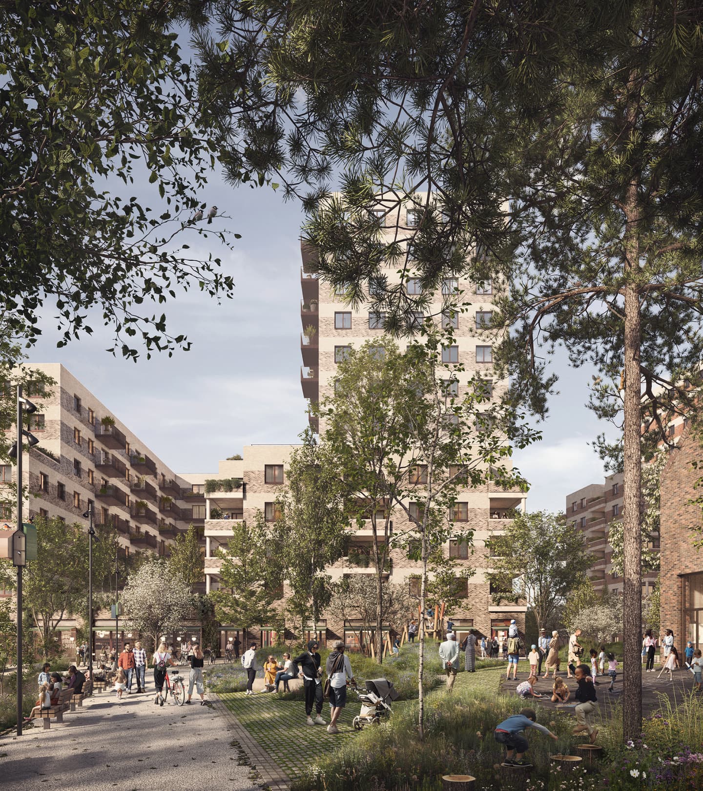 Green spaces - Red Bank Manchester